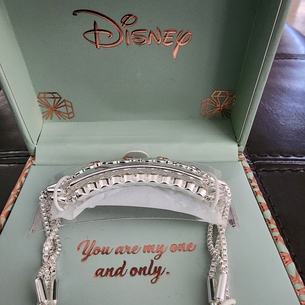 NWT Disney Mickey Silver You are My One and Only Bracelet - Picture 6 of 6